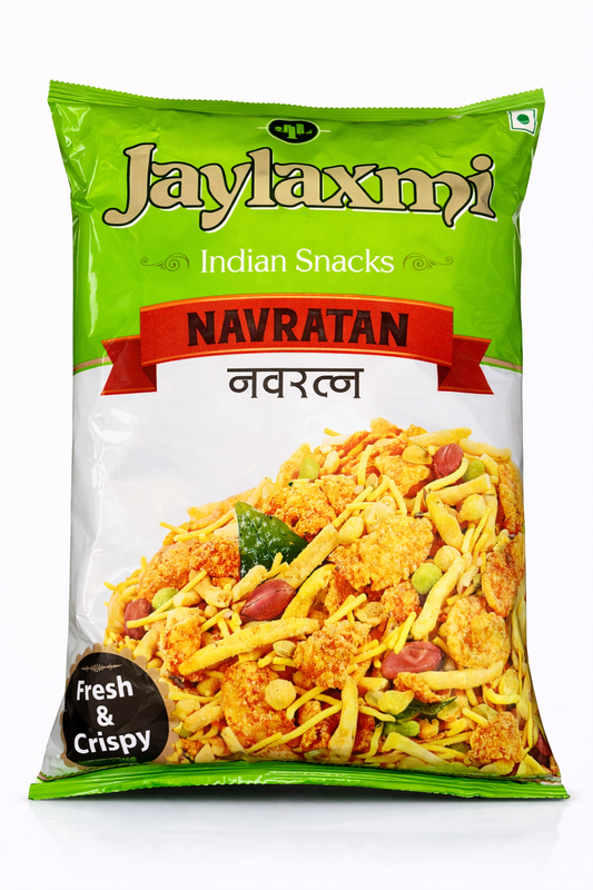 Jay Laxmi Khatta Meetha Navratan Mix – Sweet & Tangy Namkeen