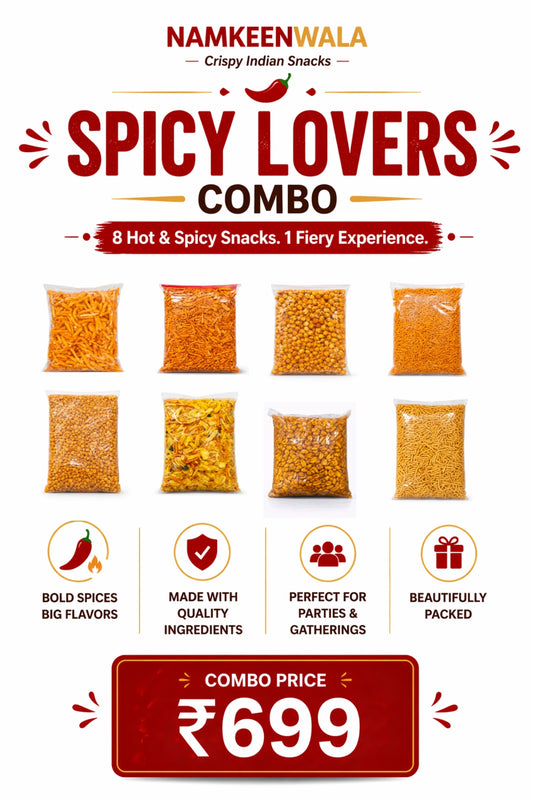 Spicy Lovers Combo 🌶️ – 8 Hot & Crispy Snacks