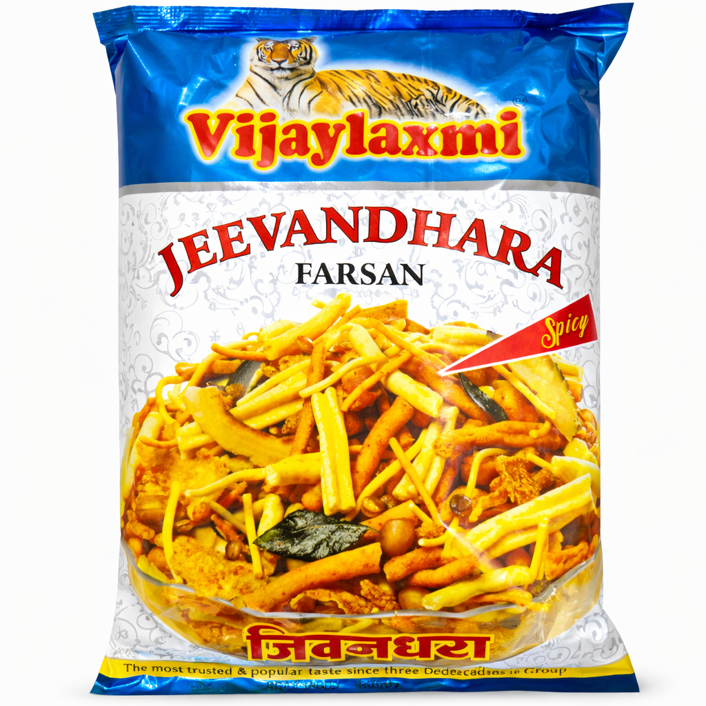 Vijaylaxmi Jeevandhara Farsan – Spicy Crispy Namkeen Mix