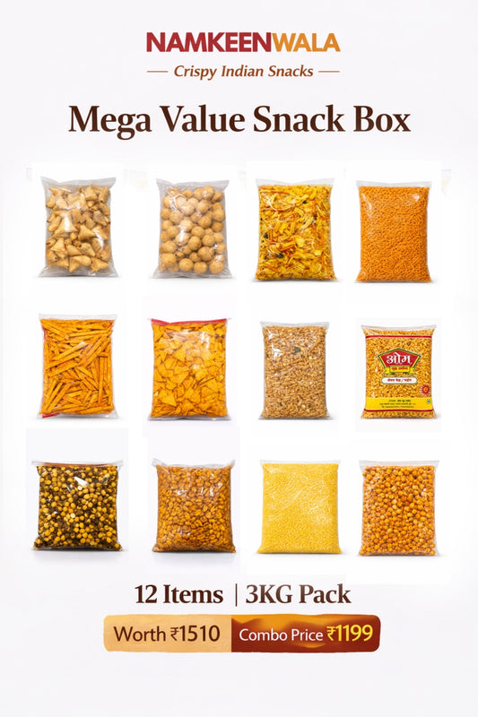 Mega Value Snack Box – 12 Snacks Combo | Free Delivery on Prepaid