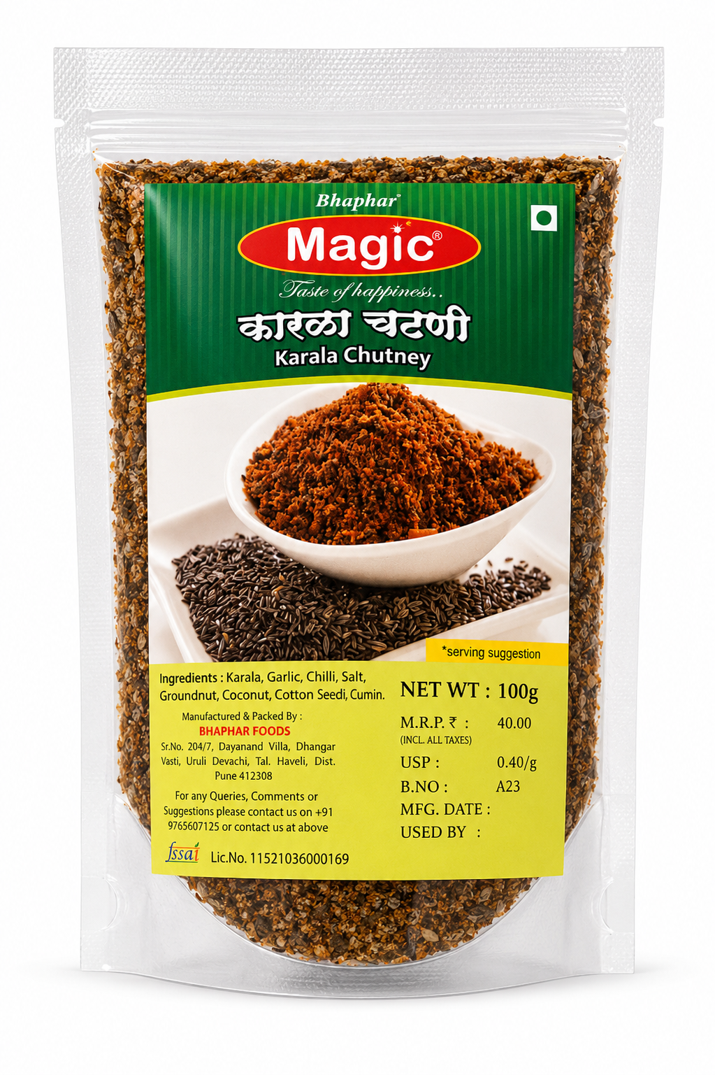 Karala Chutney Powder – Traditional Bitter Gourd Dry Chutney