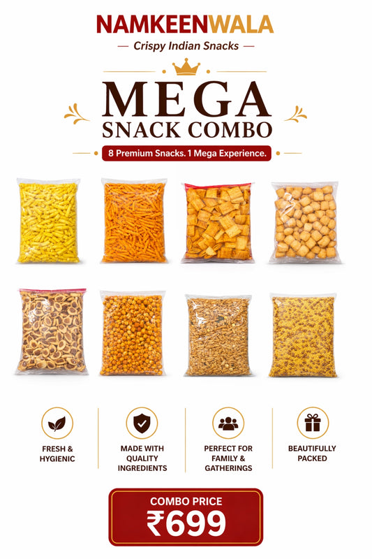 Mega Snack Combo – 8 Premium Snacks ₹699